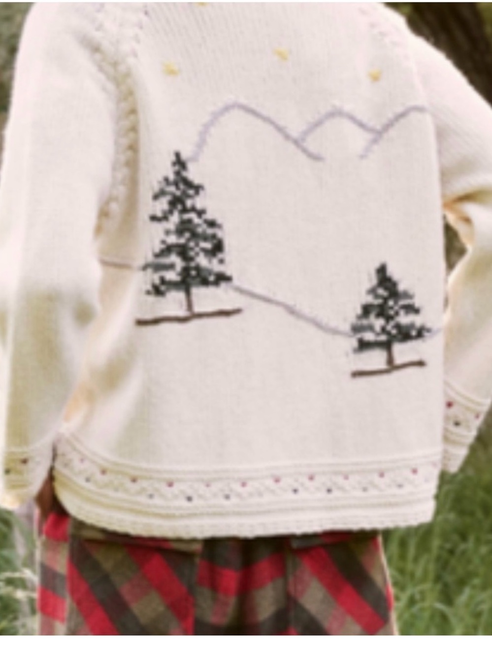 THE GREAT. Holiday Lodge Sweater Ski Motif with Toggle Closures - Picture 4 of 8